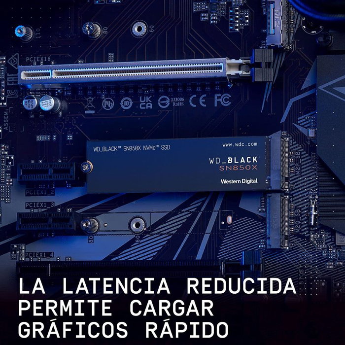 WD_BLACK SN850X NVMe SSD 4TB M.2 2280 PCIe Gen4 - Disco Duro Interno (WDS400T2X0E)